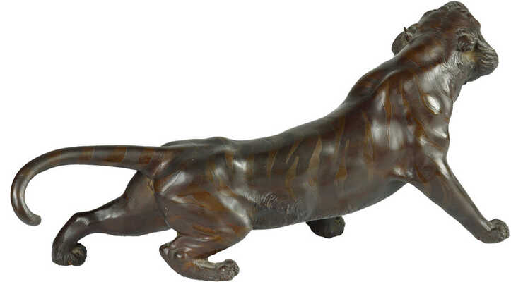 Бронзовая модель тигра